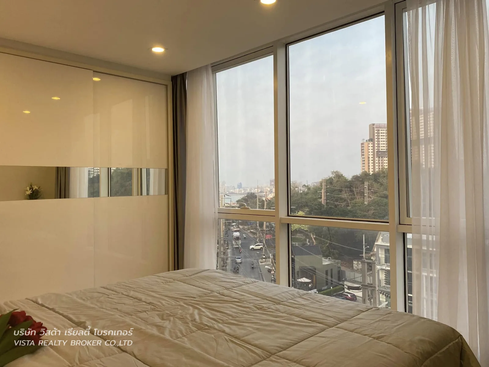 คอนโดเดอะวิชั่น ห้องมุม วิวทะเล+วิวเมือง เดินทางสะดวกมาก ติดถนนเขาพระตำหนัก พัทยา ใกล้หาดยินยอม - 2