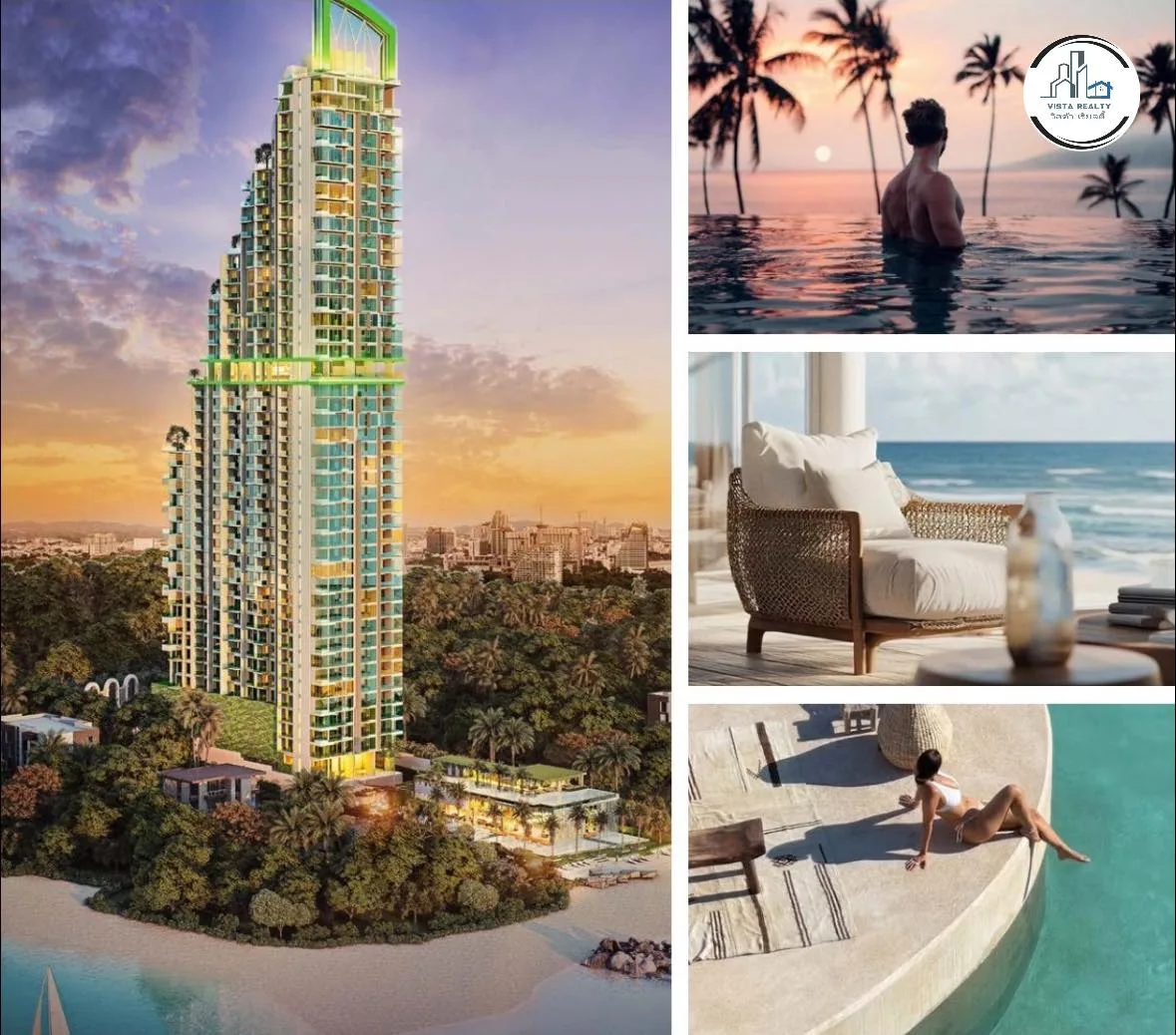 Luxury Beachfront Living in Wongamat คอนโดที่ติดชายหาดวงศ์อมาตย์ หนึ่งในทำเลที่พรีเมี่ยมที่สุดของพัทยา - 7